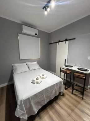 Apartamento em São Vicente Pé na areia